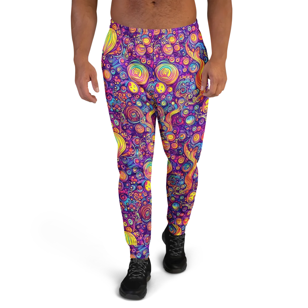 Festival of Whimsy on Men's Joggers — Front