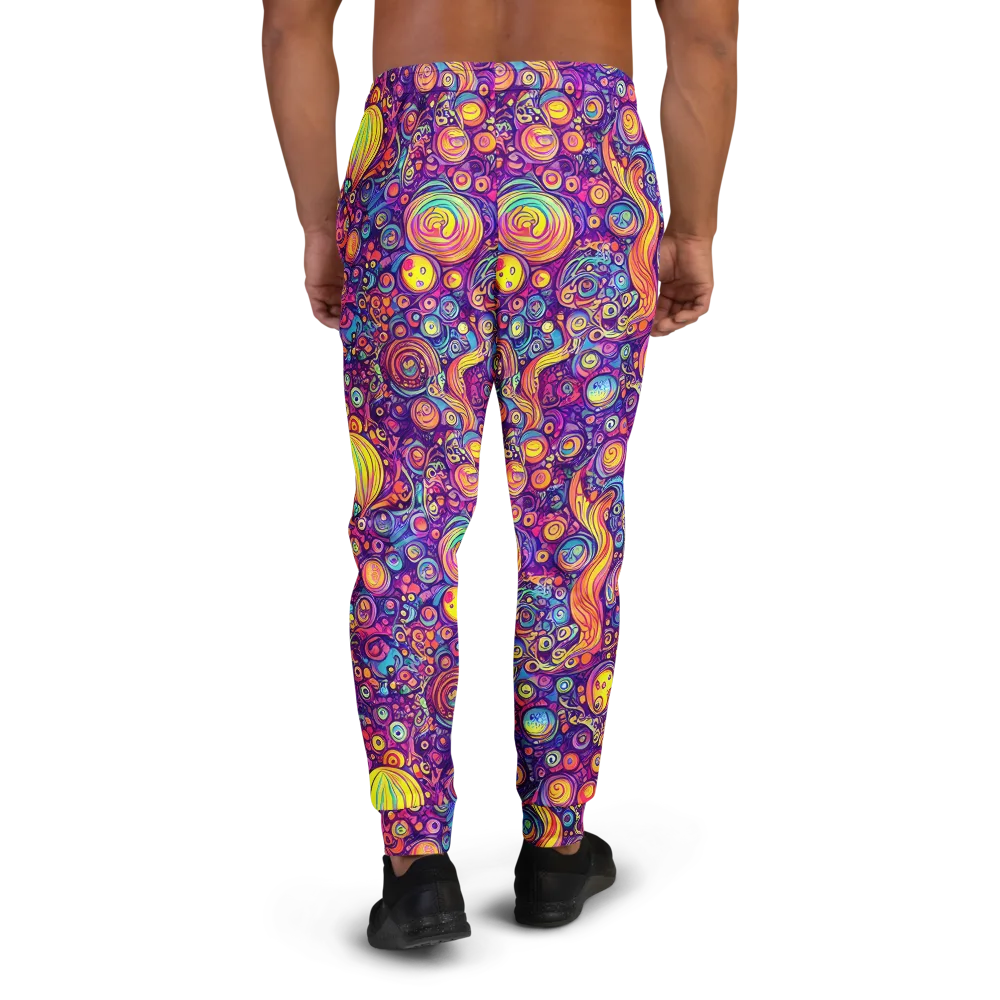 Festival of Whimsy on Men's Joggers — Back