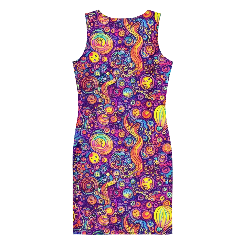 Festival of Whimsy on Bodycon Dress — Back