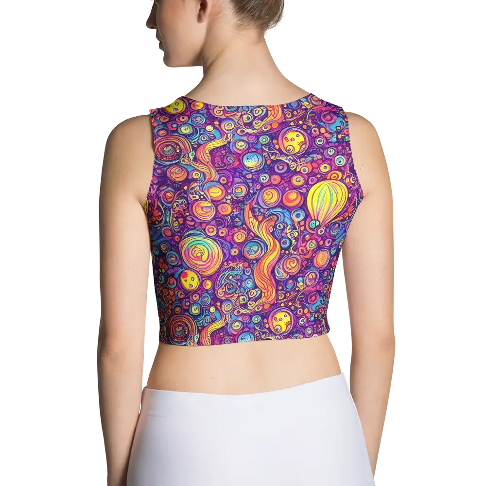 Festival of Whimsy on Crop Top — Back