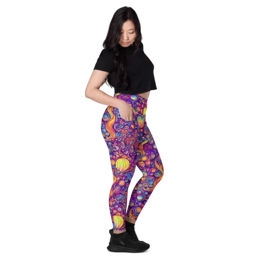 Festival of Whimsy on a Leggings with Pockets