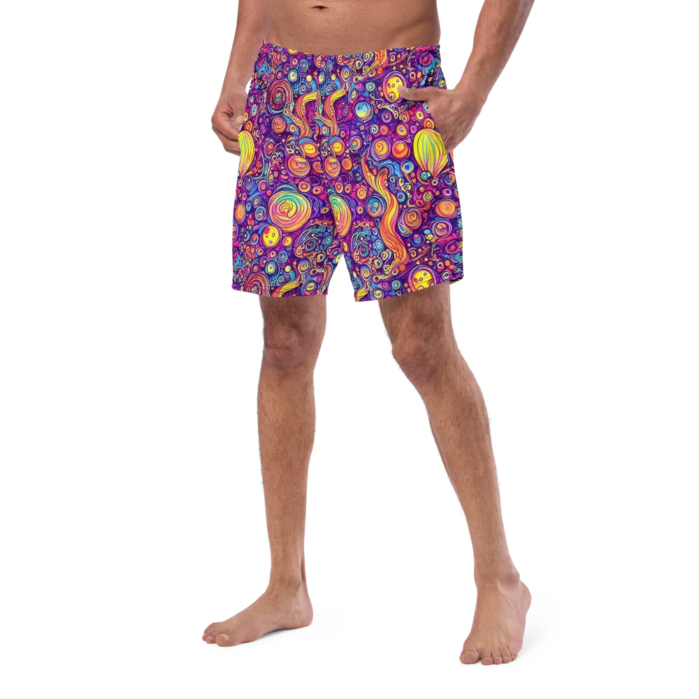Festival of Whimsy on Swim Trunks — Left Front