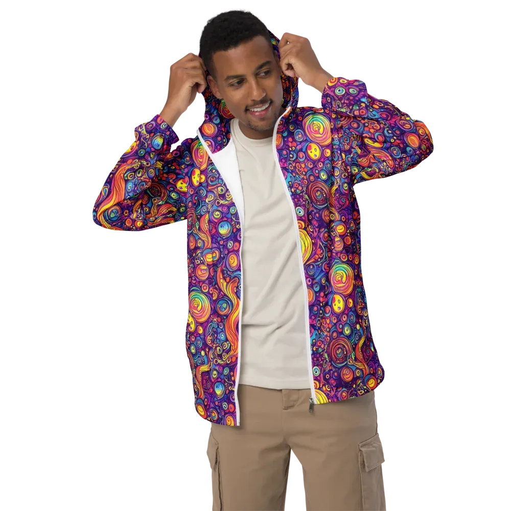 Festival of Whimsy on Men's Windbreaker — Front