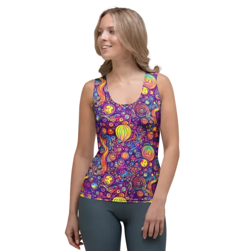 Festival of Whimsy on a Women's Tank Top
