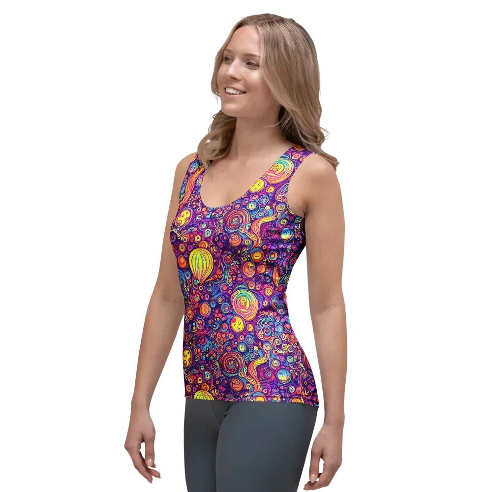 Festival of Whimsy on Women's Tank Top — Left Front