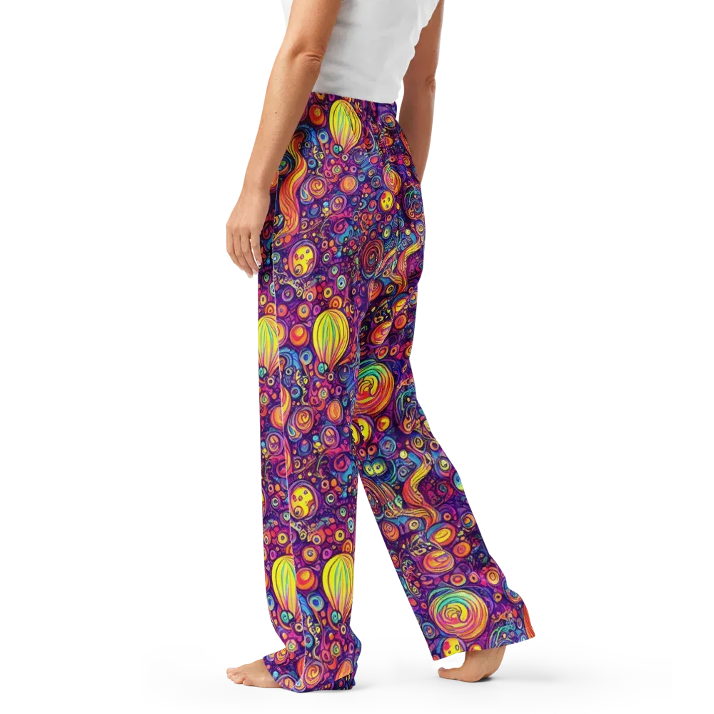 Festival of Whimsy on Women's Pajama Pants — Left