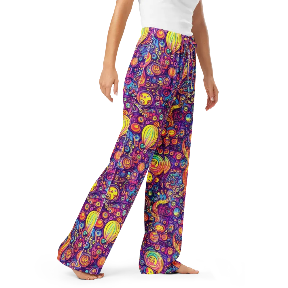 Festival of Whimsy on Women's Pajama Pants — Right Front