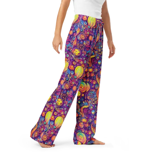 Festival of Whimsy on a Women's Pajama Pants