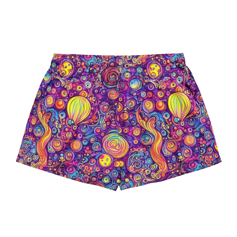 Festival of Whimsy on Women's Pajama Shorts — Back
