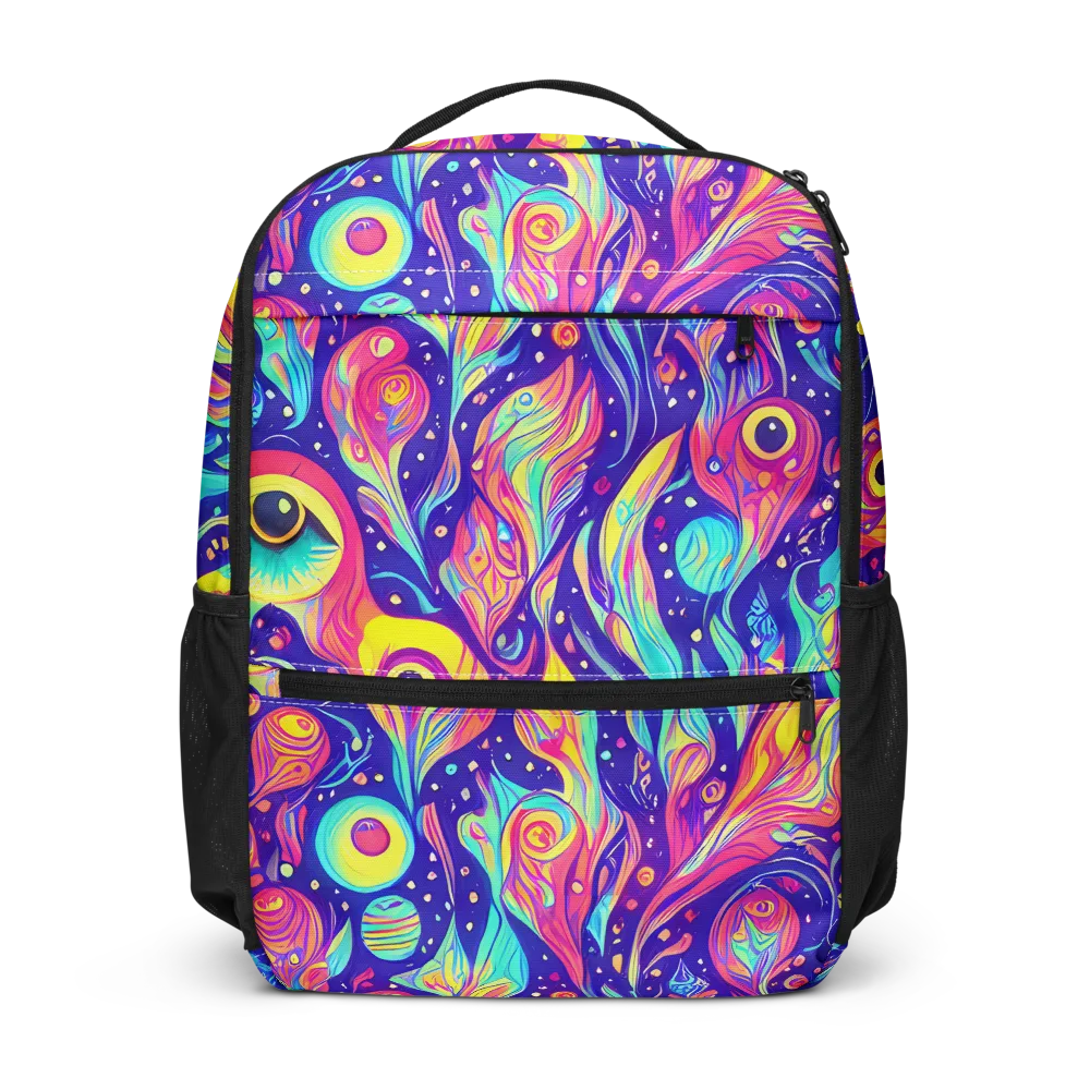 Mystic Petal Dance on Utility Backpack — Front