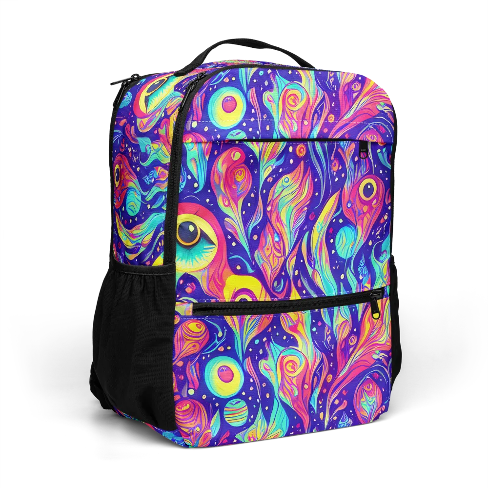 Mystic Petal Dance on Utility Backpack — Right Front