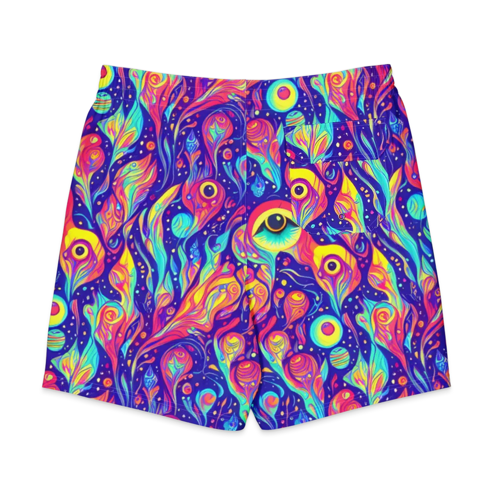 Mystic Petal Dance on Men's Board Shorts — Back