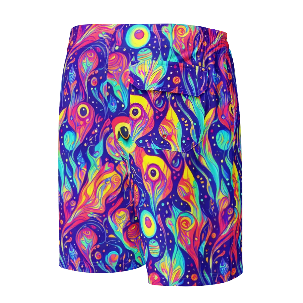 Mystic Petal Dance on Men's Board Shorts — Back