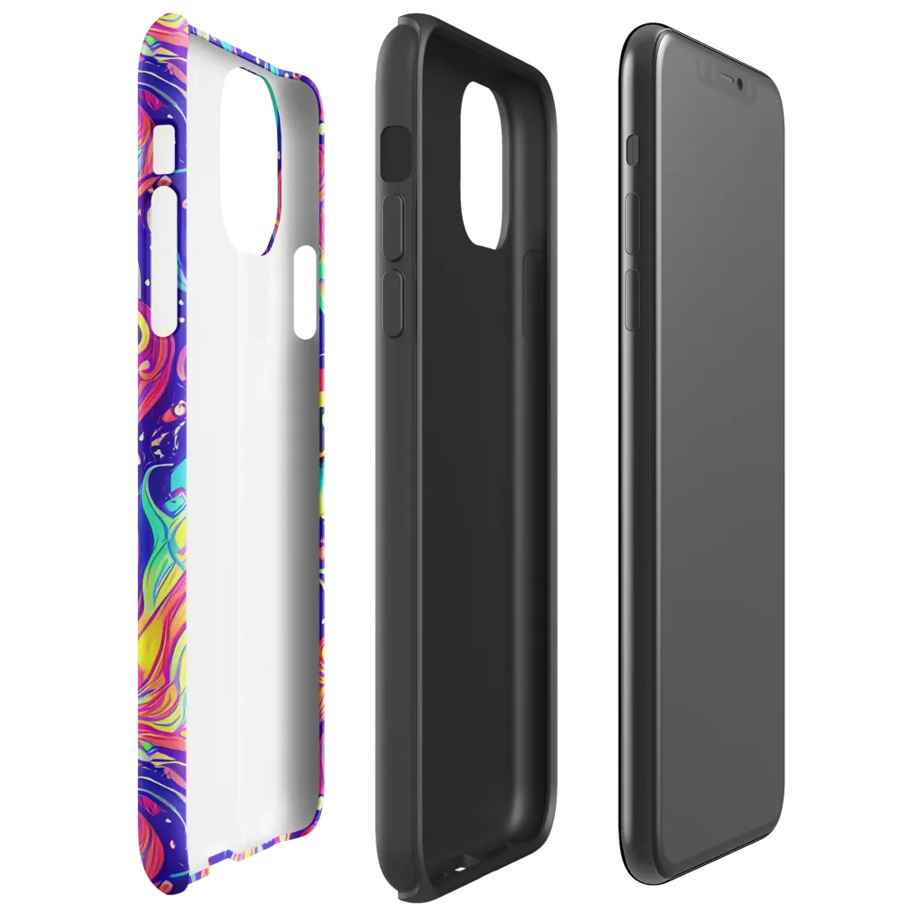Mystic Petal Dance on Tough Case for iPhone® — Right