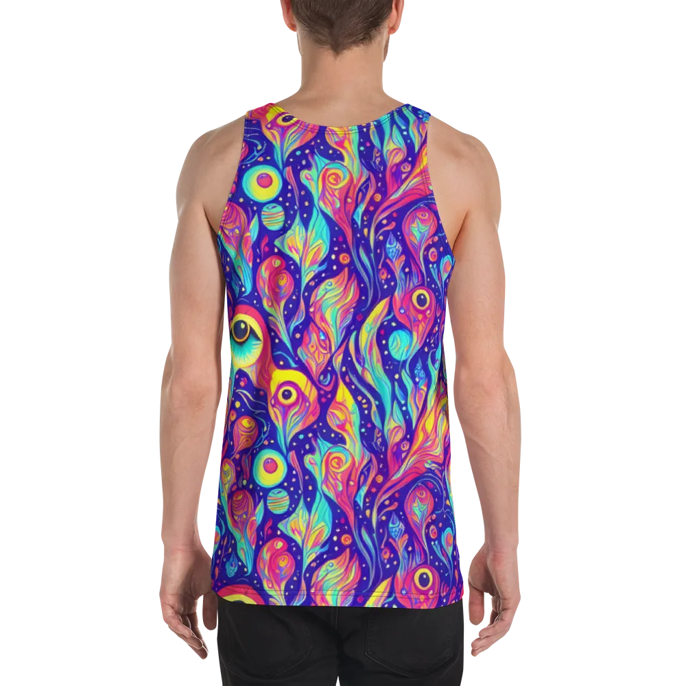 Mystic Petal Dance on Men's Tank Top — Back