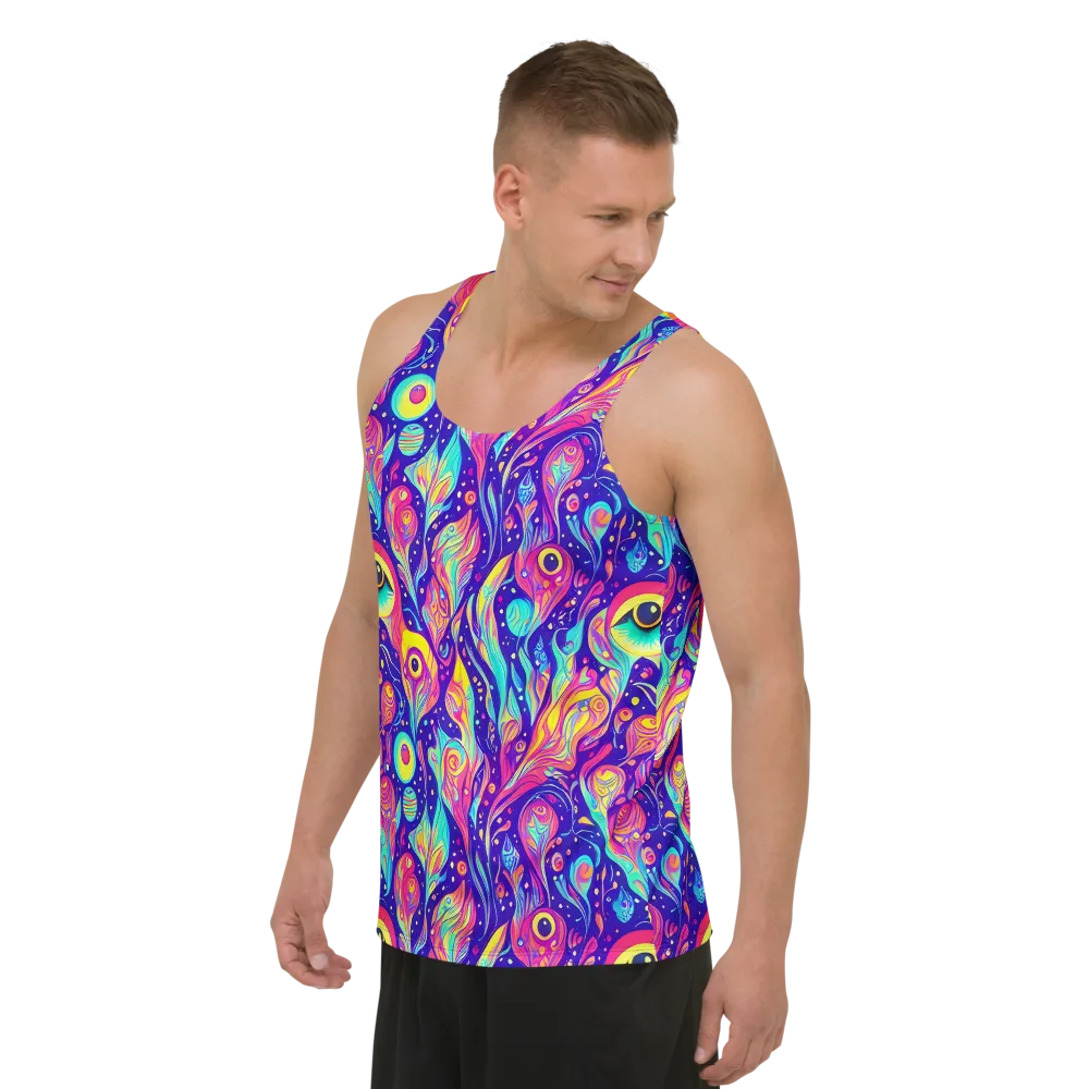 Mystic Petal Dance on Men's Tank Top — Left Front