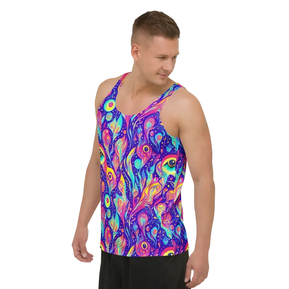 Mystic Petal Dance on Men's Tank Top — Left Front
