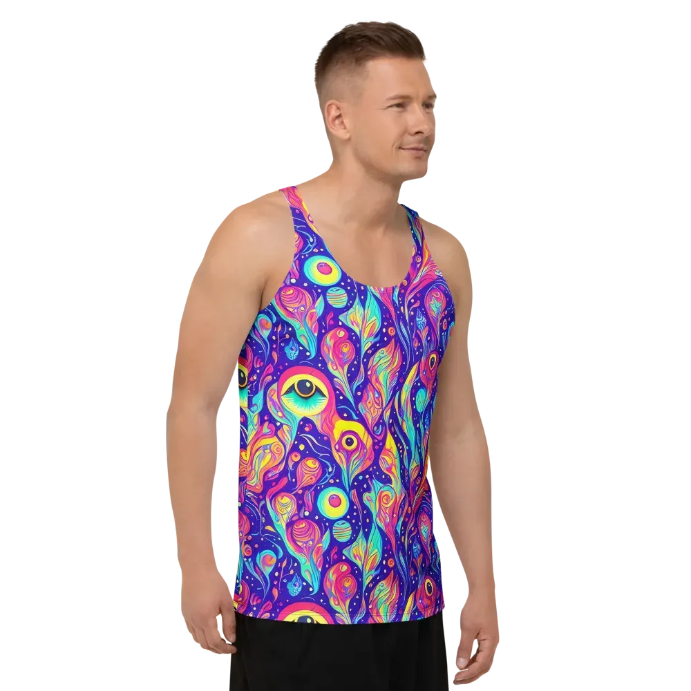 Mystic Petal Dance on Men's Tank Top — Right Front