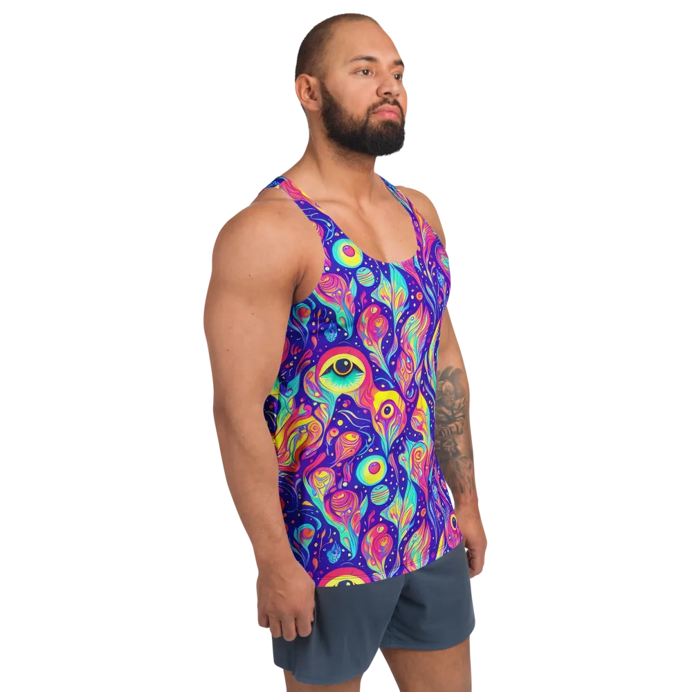 Mystic Petal Dance on Men's Tank Top — Right Front