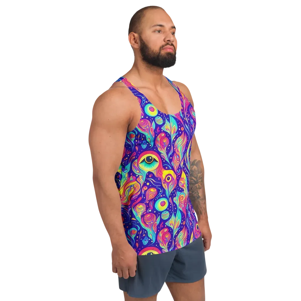 Mystic Petal Dance on Men's Tank Top — Right Front