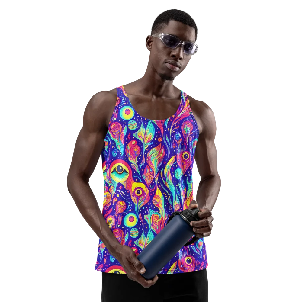 Mystic Petal Dance on Men's Tank Top — Front