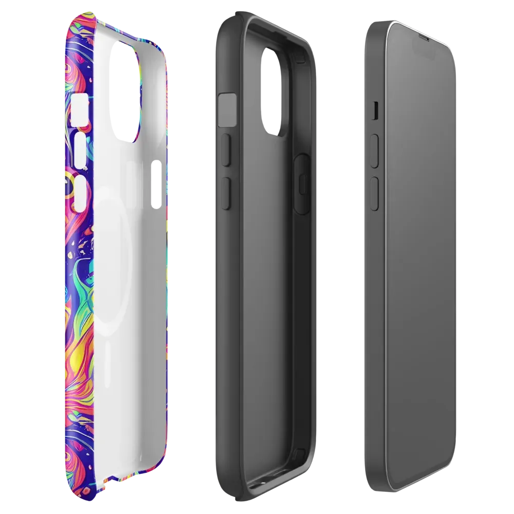 Mystic Petal Dance on MagSafe Tough Case for iPhone® — Front