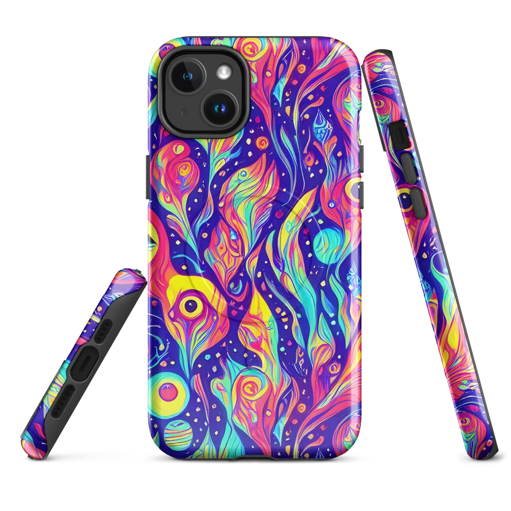 Mystic Petal Dance on MagSafe Tough Case for iPhone® — Front