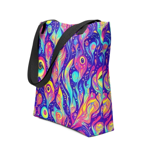 Mystic Petal Dance on a Tote Bag