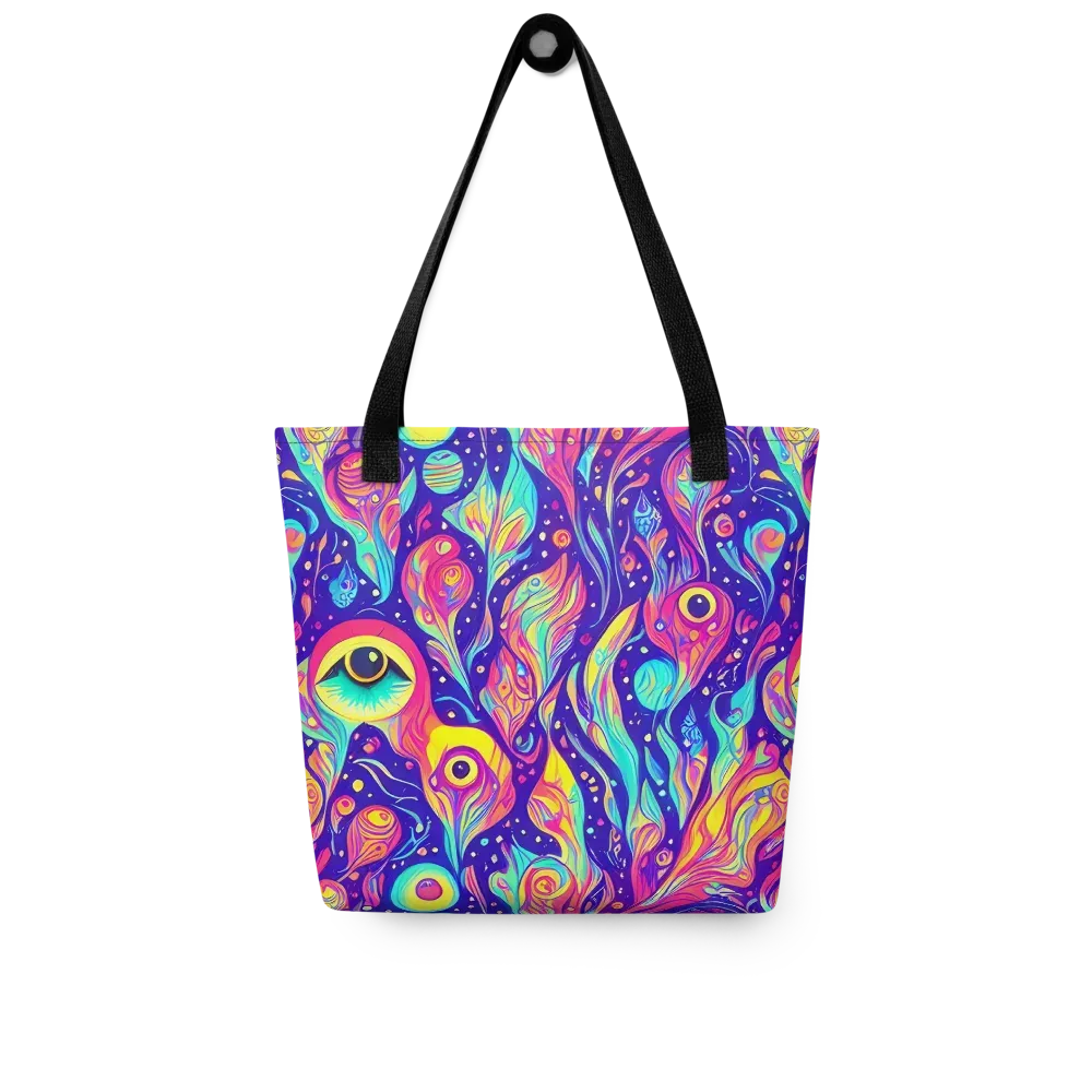 Mystic Petal Dance on Tote Bag — Front