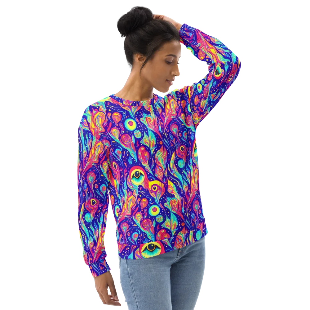 Mystic Petal Dance on Sweatshirt — Right Front
