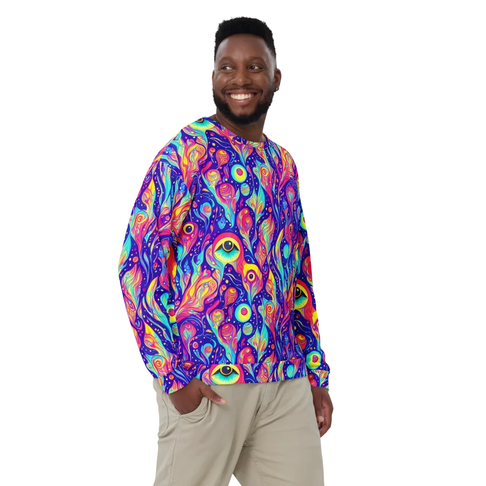 Mystic Petal Dance on Sweatshirt — Front