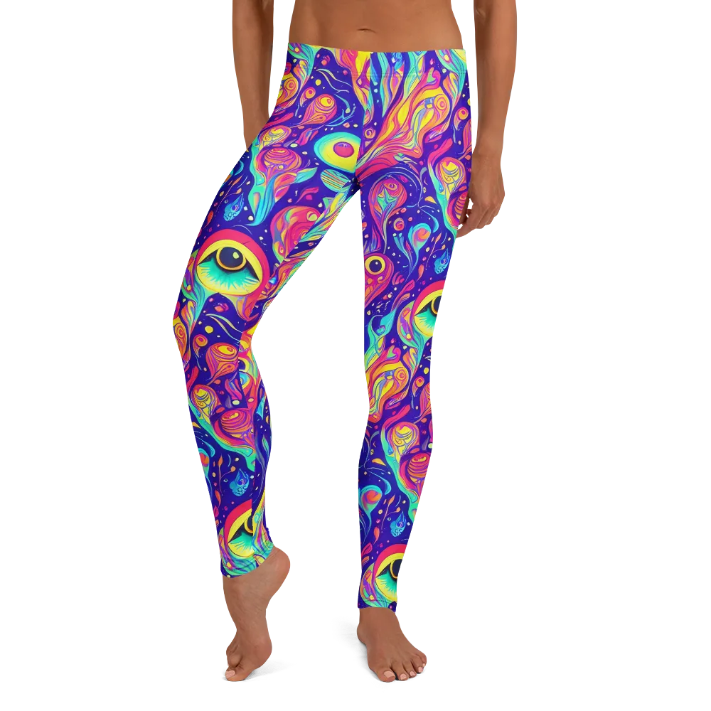 Mystic Petal Dance on Leggings — Front