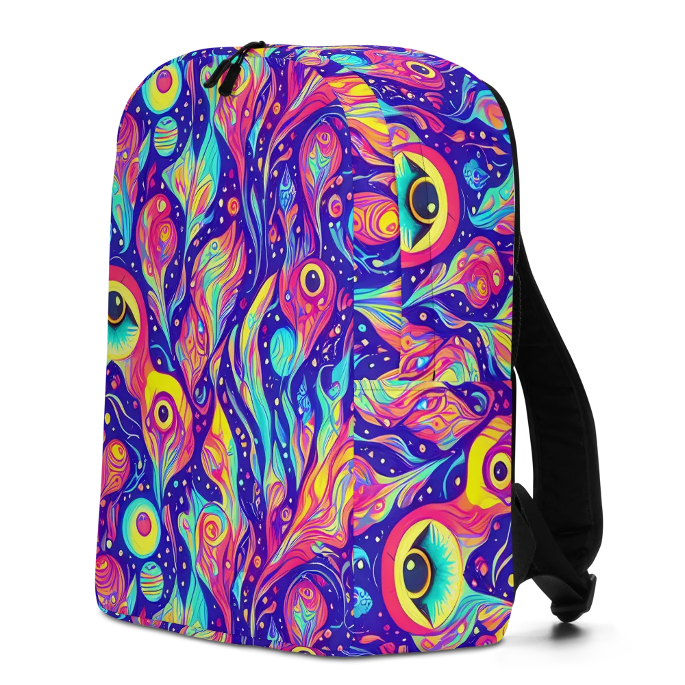 Mystic Petal Dance on Minimalist Backpack — Left