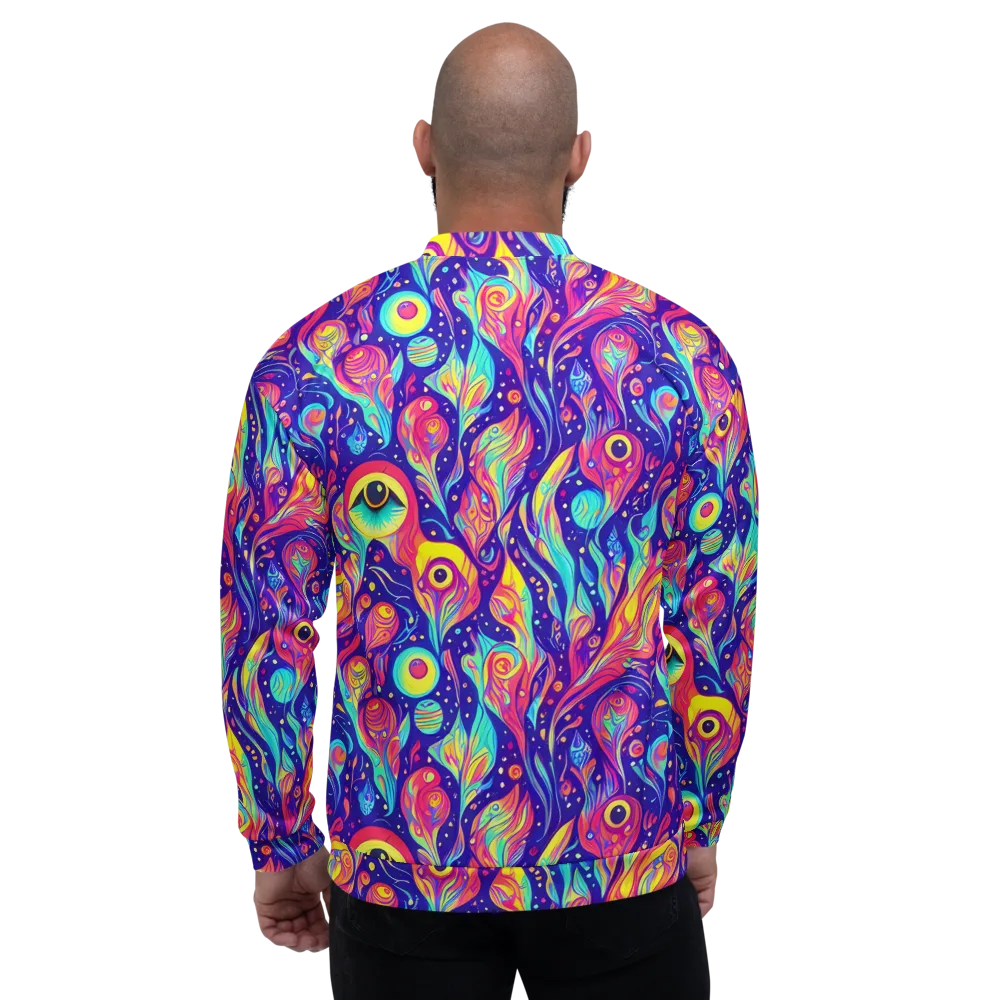 Mystic Petal Dance on Bomber Jacket — Back
