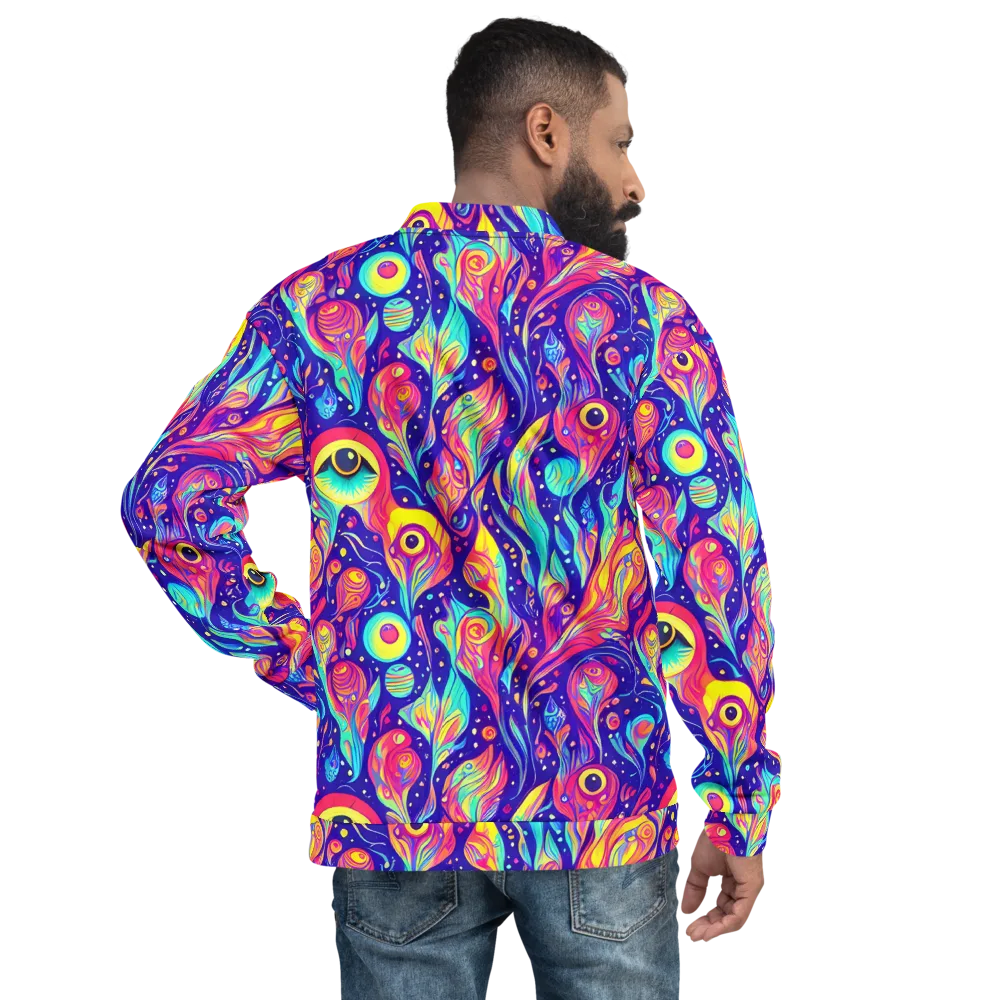 Mystic Petal Dance on Bomber Jacket — Back