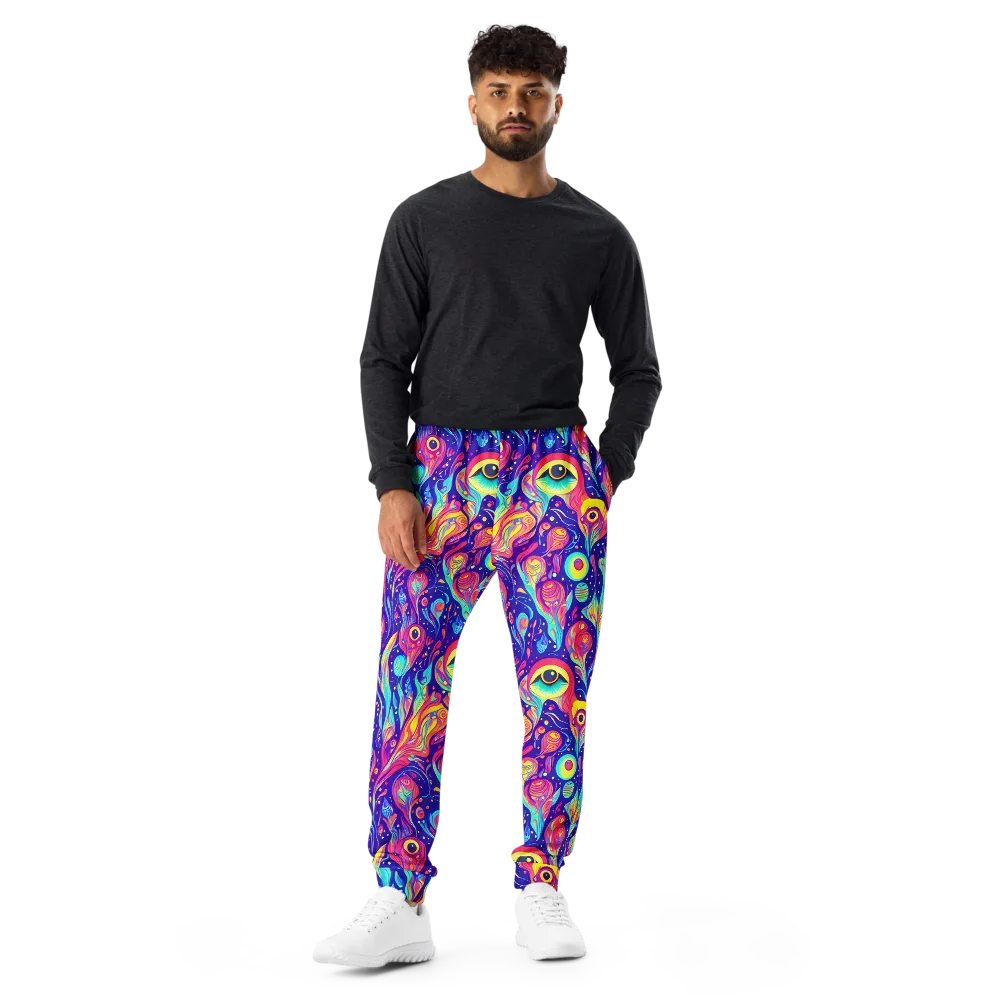 Mystic Petal Dance on Men's Joggers — Front