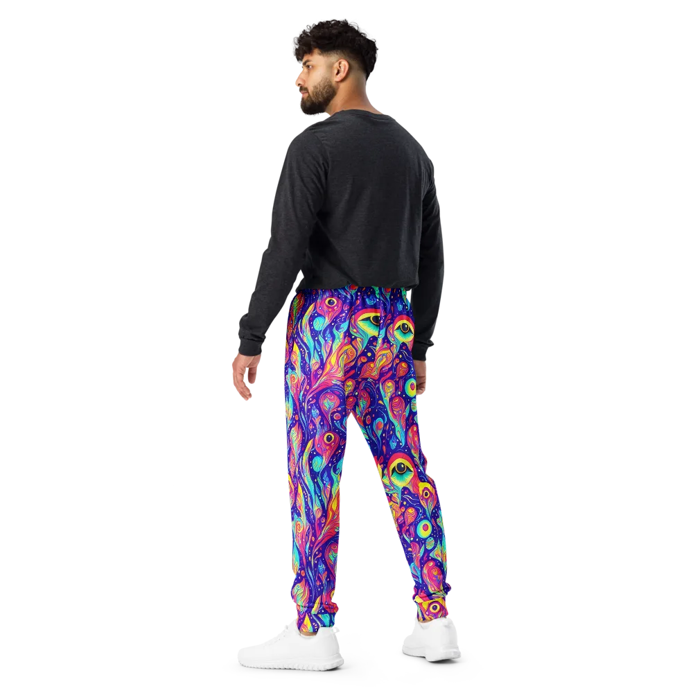 Mystic Petal Dance on Men's Joggers — Back