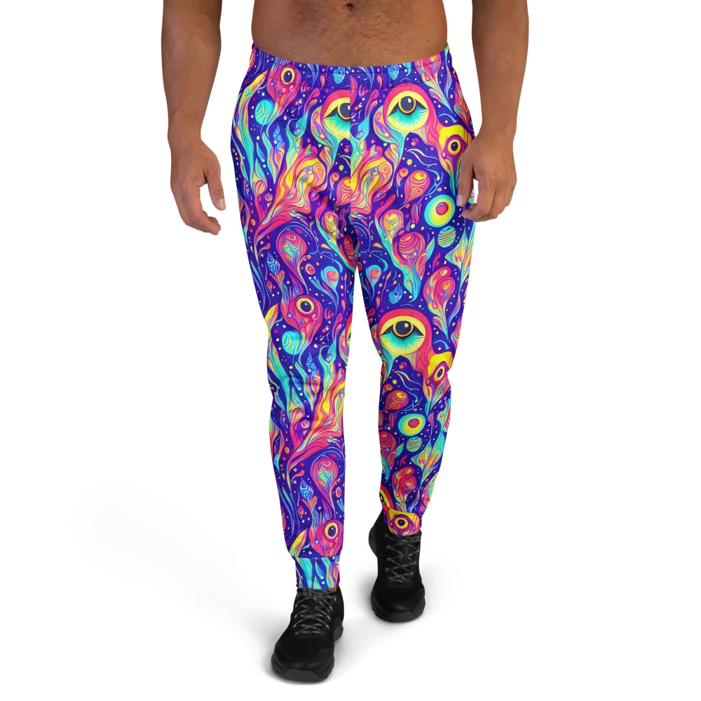 Mystic Petal Dance on Men's Joggers — Front