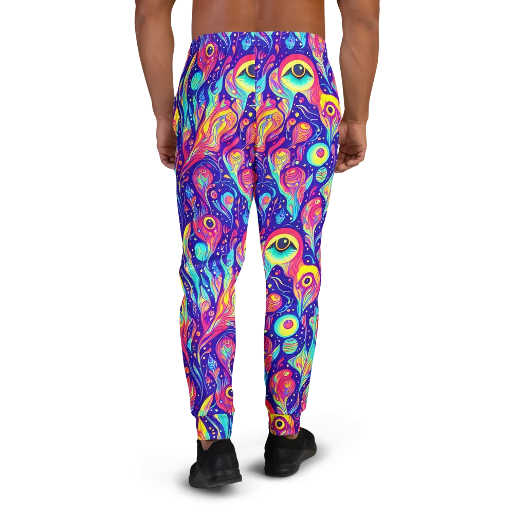 Mystic Petal Dance on Men's Joggers — Back