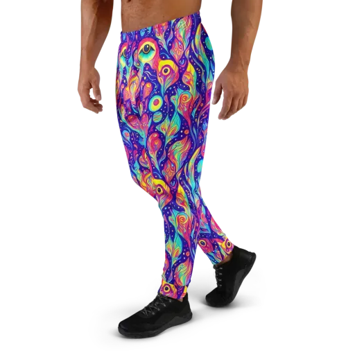 Mystic Petal Dance on a Men's Joggers