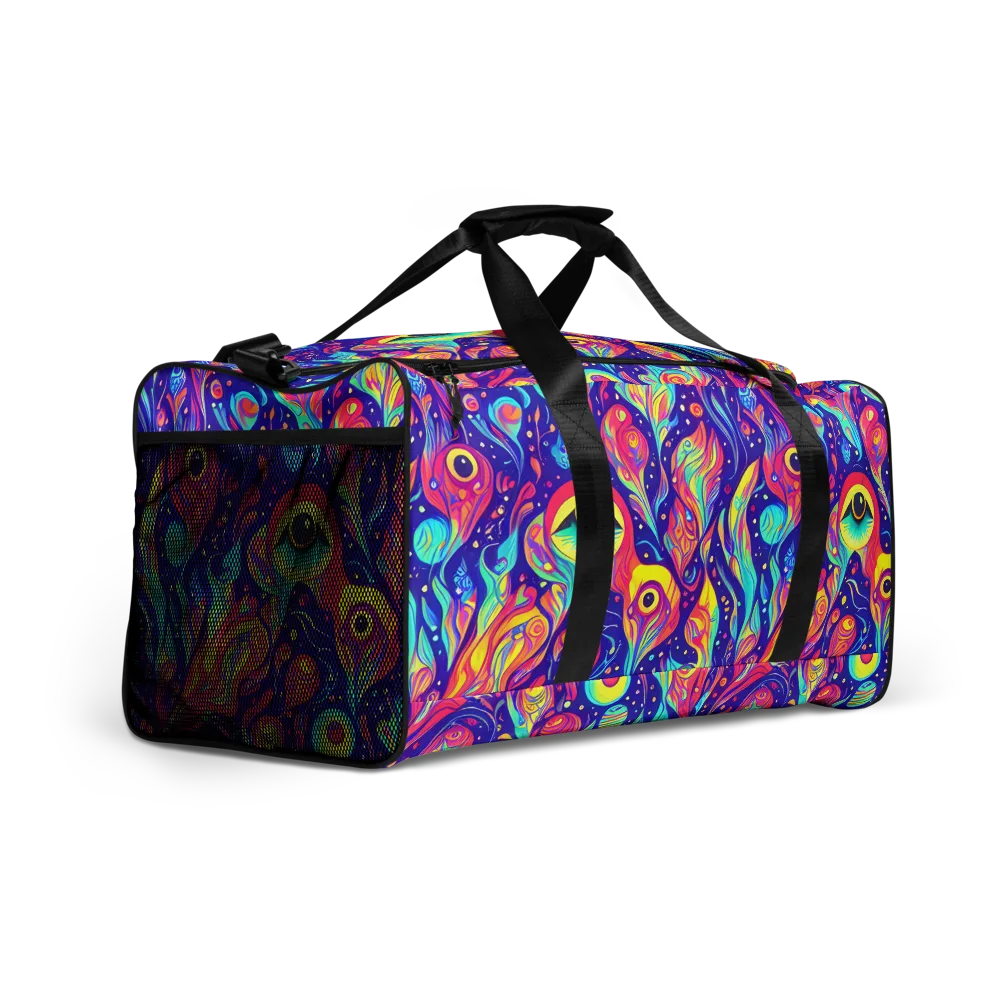 Mystic Petal Dance on Duffle Bag — Right Front