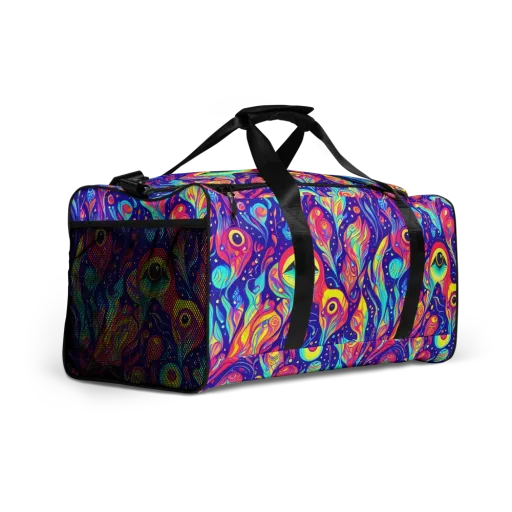 Mystic Petal Dance on a Duffle Bag