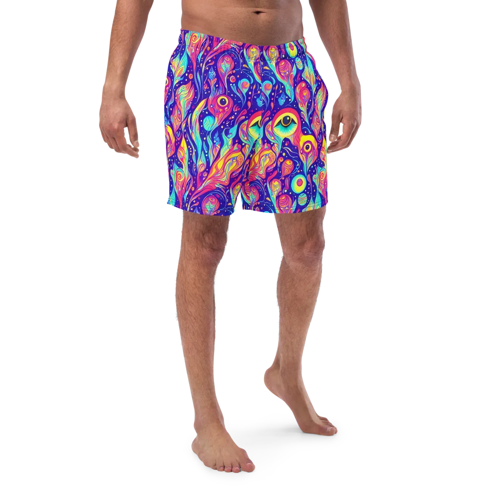 Mystic Petal Dance on Swim Trunks — Front