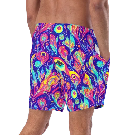 Mystic Petal Dance on a Swim Trunks