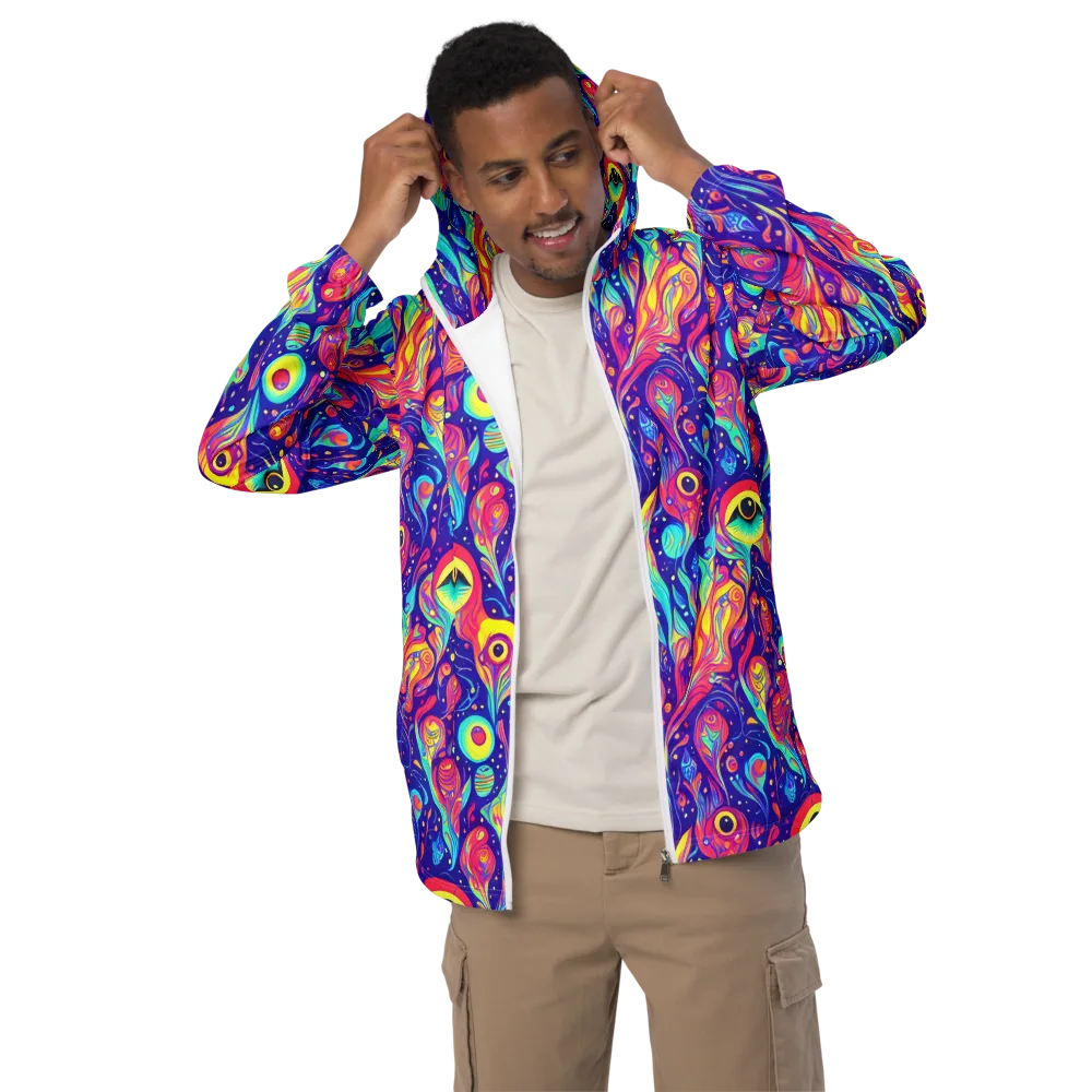 Mystic Petal Dance on Men's Windbreaker — Front