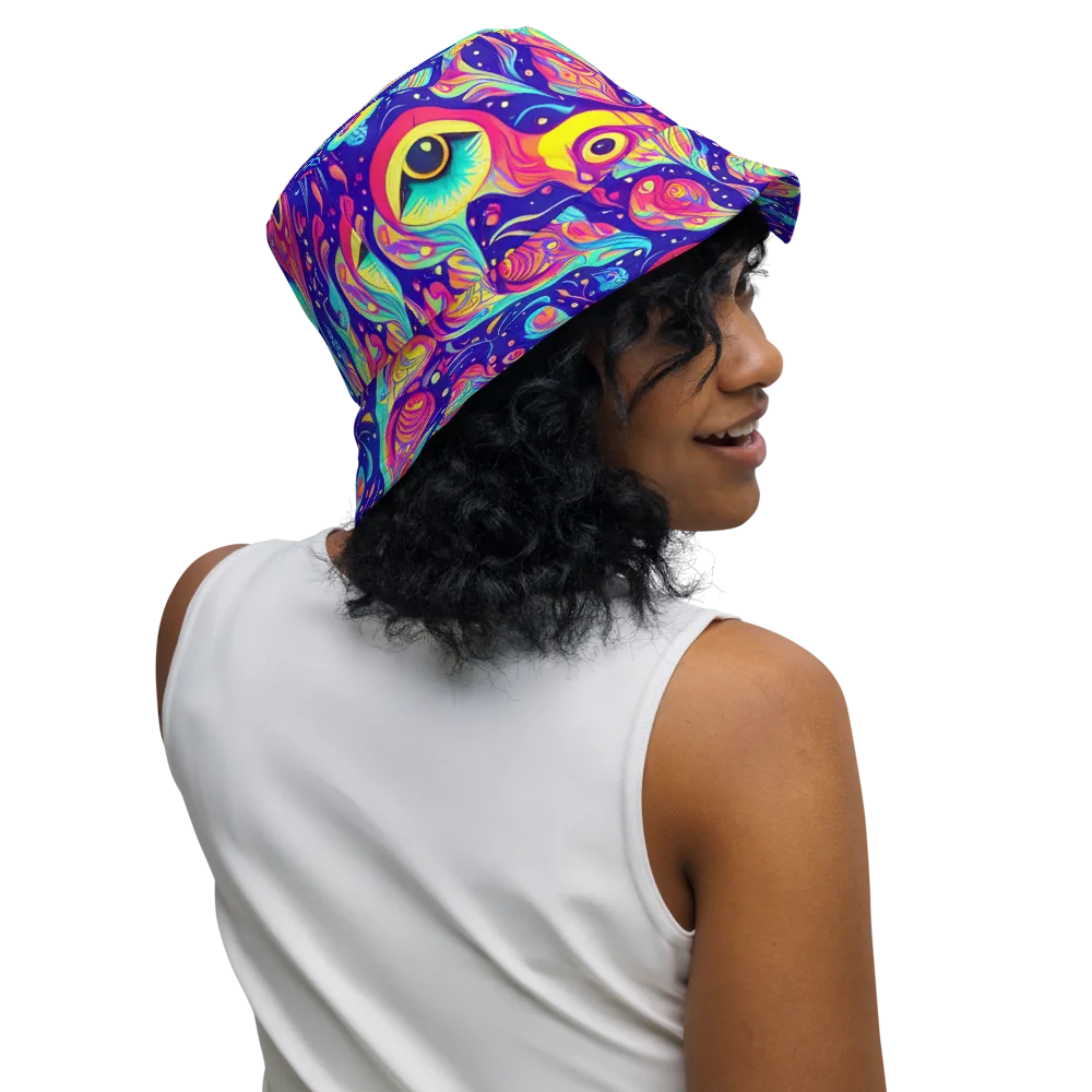 Mystic Petal Dance on Reversible Bucket Hat — Right Outside