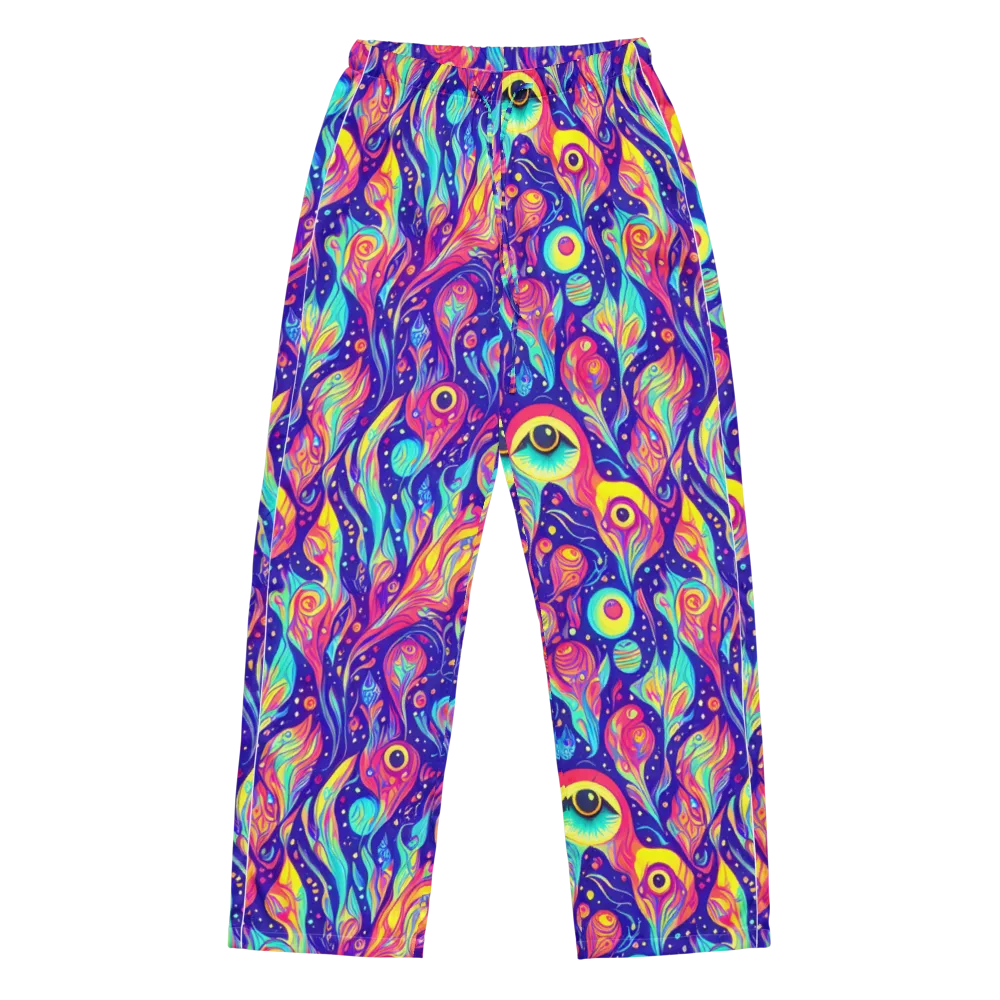 Mystic Petal Dance on Women's Pajama Pants — Front