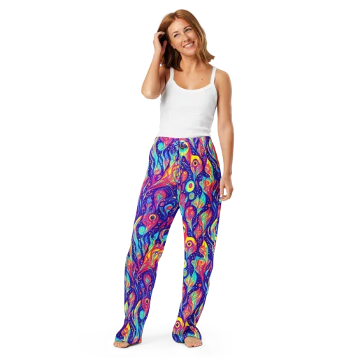 Mystic Petal Dance on a Women's Pajama Pants