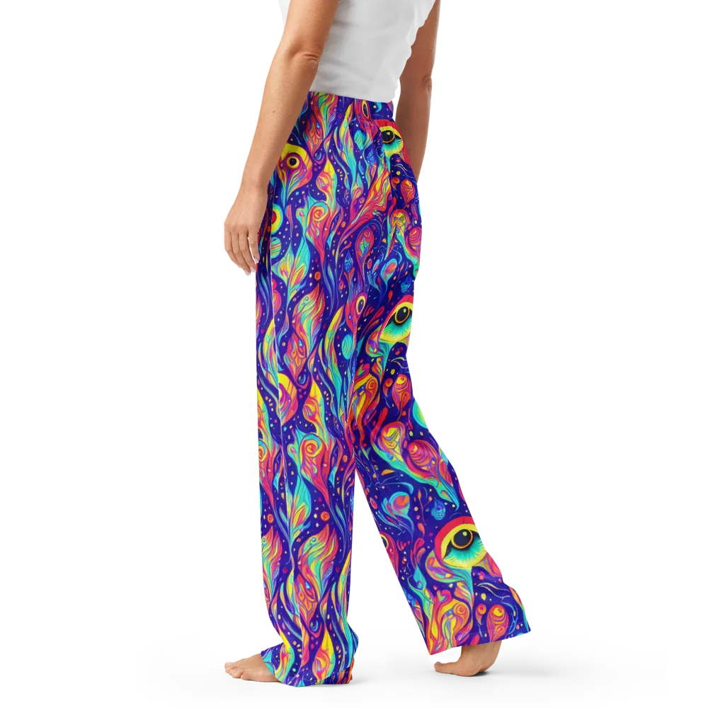 Mystic Petal Dance on Women's Pajama Pants — Left