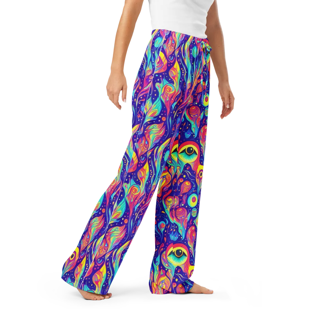 Mystic Petal Dance on Women's Pajama Pants — Right Front